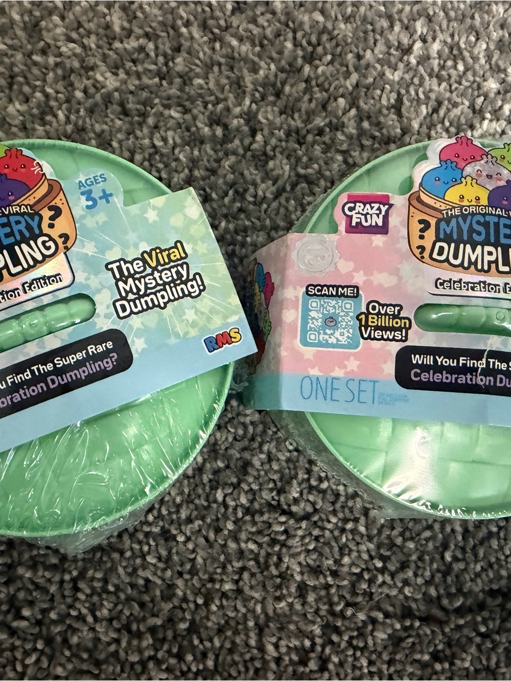 TWO New & Sealed RMS Celebration Series Mystery Dumpling Surprise